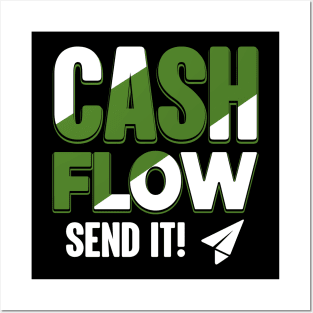 Cash Flow Send It Posters and Art